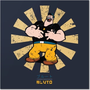 Bluto Retro Japanese Popeye Posters and Art